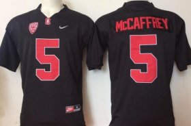 Wholesale Cheap Men\'s Stanford Cardinals #5 Christian McCaffrey Black Stitched College Football Nike NCAA Jersey