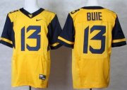 Wholesale Cheap West Virginia Mountaineers #13 Andrew Buie 2013 Yellow Elite Jersey