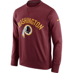 Wholesale Cheap Men\'s Washington Redskins Nike Burgundy Sideline Circuit Performance Sweatshirt