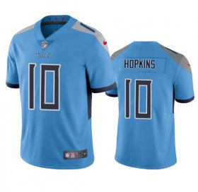 Wholesale Cheap Men\'s Tennessee Titans #10 DeAndre Hopkins Blue Vapor Untouchable Stitched Jersey