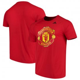 Wholesale Cheap Manchester United adidas Primary Logo Ultimate T-Shirt Red