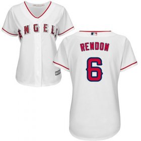Wholesale Cheap Angels #6 Anthony Rendon White Home Women\'s Stitched MLB Jersey
