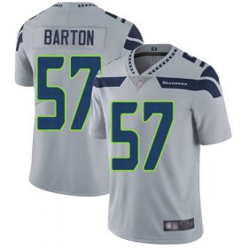 Wholesale Cheap Nike Seahawks #57 Cody Barton Grey Alternate Men\'s Stitched NFL Vapor Untouchable Limited Jersey
