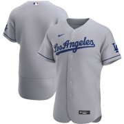 Wholesale Cheap Los Angeles Dodgers Men's Nike Gray Road 2020 Authentic Official Team MLB Jersey