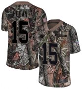 Wholesale Cheap Nike Panthers #15 Chris Hogan Camo Men's Stitched NFL Limited Rush Realtree Jersey