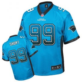 Wholesale Cheap Nike Panthers #99 Kawann Short Blue Alternate Men\'s Stitched NFL Elite Drift Fashion Jersey