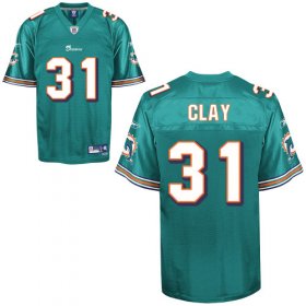 Wholesale Cheap Dolphins #31 Charles Clay Green Stitched NFL Jersey