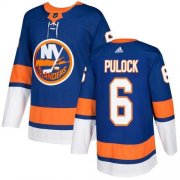 Wholesale Cheap Adidas Islanders #6 Ryan Pulock Royal Blue Home Authentic Stitched NHL Jersey