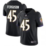 Wholesale Cheap Nike Ravens #45 Jaylon Ferguson Black Alternate Men's Stitched NFL Vapor Untouchable Limited Jersey