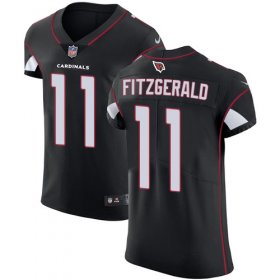 Wholesale Cheap Nike Cardinals #11 Larry Fitzgerald Black Alternate Men\'s Stitched NFL Vapor Untouchable Elite Jersey