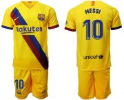 Wholesale Cheap Barcelona #10 Messi Away Soccer Club Jersey