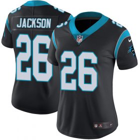 Wholesale Cheap Nike Panthers #26 Donte Jackson Black Team Color Women\'s Stitched NFL Vapor Untouchable Limited Jersey