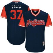 Wholesale Cheap Indians #37 Cody Allen Navy "Pollo" Players Weekend Authentic Stitched MLB Jersey