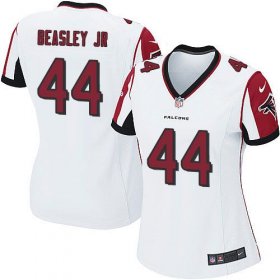 Wholesale Cheap Nike Falcons #44 Vic Beasley Jr White Women\'s Stitched NFL Elite Jersey