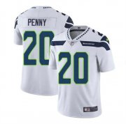 Wholesale Cheap Men's Seattle Seahawks #20 Rashaad Penny White Vapor Untouchable Limited Stitched Jersey