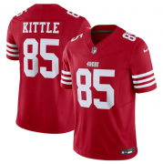 Wholesale Cheap Men's San Francisco 49ers #85 George Kittle Red 2023 F.U.S.E. Vapor Untouchable Limited Stitched Football Jersey