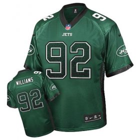Wholesale Cheap Nike Jets #92 Leonard Williams Green Team Color Men\'s Stitched NFL Elite Drift Fashion Jersey