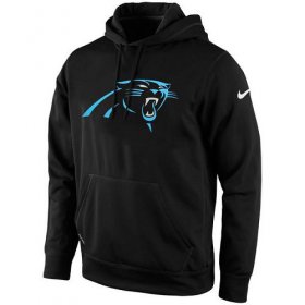 Wholesale Cheap Men\'s Carolina Panthers Nike Black KO Logo Essential Hoodie