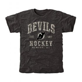 Wholesale Cheap Men\'s New Jersey Devils Black Camo Stack T-Shirt