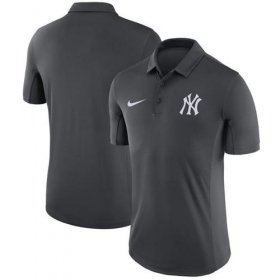 Wholesale Cheap Men\'s New York Yankees Nike Anthracite Franchise Polo
