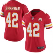 Wholesale Cheap Nike Chiefs #42 Anthony Sherman Red Team Color Women's Stitched NFL Vapor Untouchable Limited Jersey