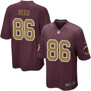 Wholesale Cheap Nike Redskins #86 Jordan Reed Burgundy Red Alternate Youth Stitched NFL Elite Jersey