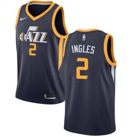 Wholesale Cheap Nike Utah Jazz #2 Joe Ingles Navy NBA Swingman Icon Edition Jersey