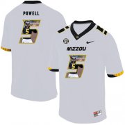 Wholesale Cheap Missouri Tigers 5 Taylor Powell White Nike Fashion College Football Jersey