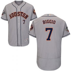 Wholesale Cheap Astros #7 Craig Biggio Grey Flexbase Authentic Collection 2019 World Series Bound Stitched MLB Jersey