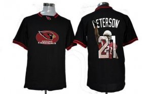 Wholesale Cheap Nike Cardinals #21 Patrick Peterson Black Men\'s NFL Game All Star Fashion Jersey