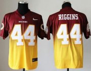 Wholesale Cheap Nike Redskins #44 John Riggins Burgundy Red/Gold Men's Stitched NFL Elite Fadeaway Fashion Jersey