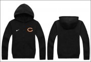 Wholesale Cheap Nike Chicago Bears Authentic Logo Hoodie Black