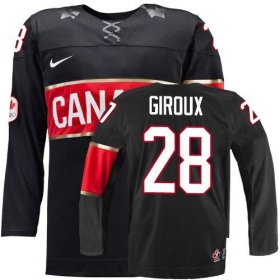 Wholesale Cheap Olympic 2014 CA. #28 Claude Giroux Black Stitched NHL Jersey