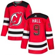 Wholesale Cheap Adidas Devils #9 Taylor Hall Red Home Authentic Drift Fashion Stitched NHL Jersey
