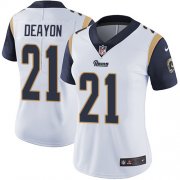 Wholesale Cheap Nike Rams #21 Donte Deayon White Women's Stitched NFL Vapor Untouchable Limited Jersey