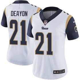 Wholesale Cheap Nike Rams #21 Donte Deayon White Women\'s Stitched NFL Vapor Untouchable Limited Jersey