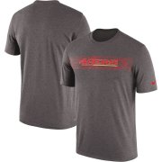 Wholesale Cheap San Francisco 49ers Nike Sideline Seismic Legend Performance T-Shirt Charcoal