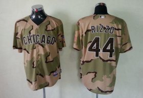 Wholesale Cheap Cubs #44 Anthony Rizzo Camo Commemorative Military Day Cool Base Stitched MLB Jersey
