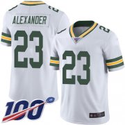 Wholesale Cheap Nike Packers #23 Jaire Alexander White Men's Stitched NFL 100th Season Vapor Limited Jersey