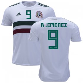 Wholesale Cheap Mexico #9 R.Jimenez Away Kid Soccer Country Jersey
