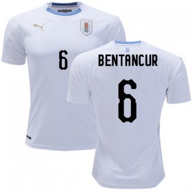 Wholesale Cheap Uruguay #6 Bentancur Away Soccer Country Jersey