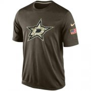 Wholesale Cheap Men's Dallas Stars Salute To Service Nike Dri-FIT T-Shirt