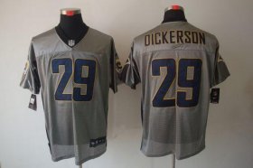 Wholesale Cheap Nike Rams #29 Eric Dickerson Grey Shadow Men\'s Stitched NFL Elite Jersey