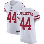 Wholesale Cheap Nike 49ers #44 Kyle Juszczyk White Men's Stitched NFL Vapor Untouchable Elite Jersey