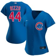 Wholesale Cheap Chicago Cubs #44 Anthony Rizzo Nike Women's Alternate 2020 MLB Player Jersey Royal