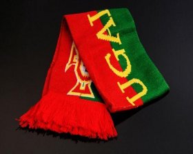 Wholesale Cheap Portugal Soccer Football Scarf Red & Green