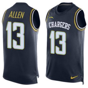 Wholesale Cheap Nike Chargers #13 Keenan Allen Navy Blue Team Color Men\'s Stitched NFL Limited Tank Top Jersey