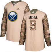 Wholesale Cheap Adidas Sabres #9 Jack Eichel Camo Authentic 2017 Veterans Day Stitched NHL Jersey