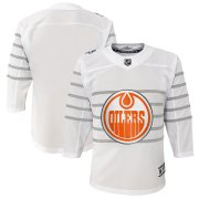 Wholesale Cheap Youth Edmonton Oilers White 2020 NHL All-Star Game Premier Jersey
