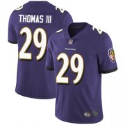 Wholesale Cheap Nike Ravens #29 Earl Thomas III Purple Team Color Men's Stitched NFL Vapor Untouchable Limited Jersey
